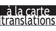 A La Carte Translations