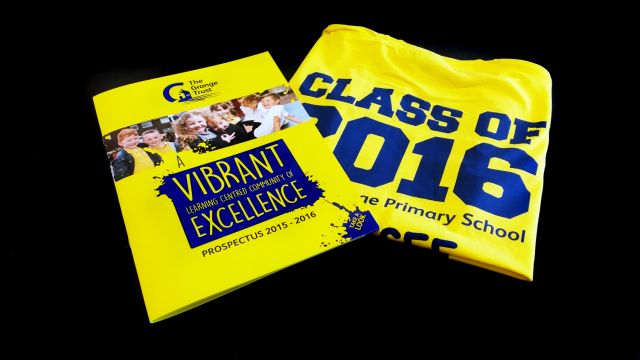 School custom diaries and tshirt design + print