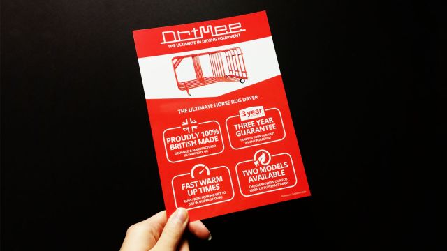 Drimee A5 double sided flyer design and print