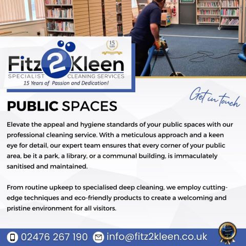 Contract Cleaning Coventry - Fitz2kleen