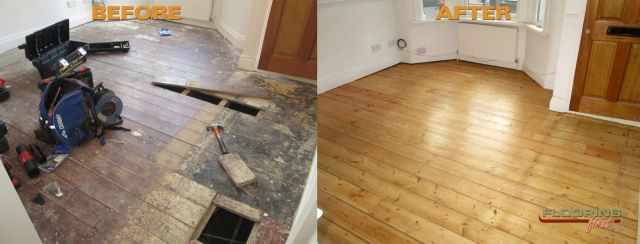 Restoration of old floorbards