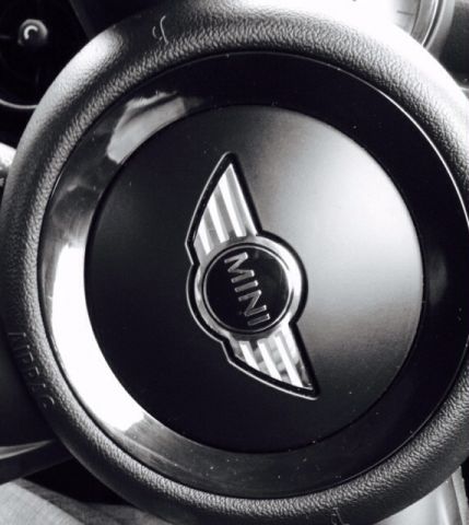 Driving lessons in a Mini