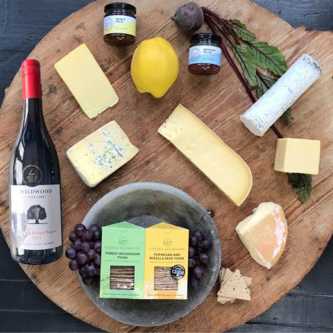 Sussex Cheese and Wine Hamper