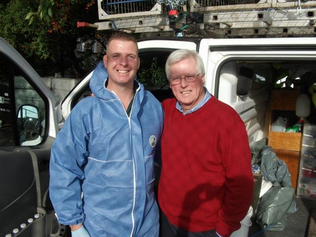 Pest - Go Limited Director Steve Barron with BBC Countryfile TV Presenter John Craven