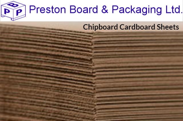 Chipboard cardboard sheets