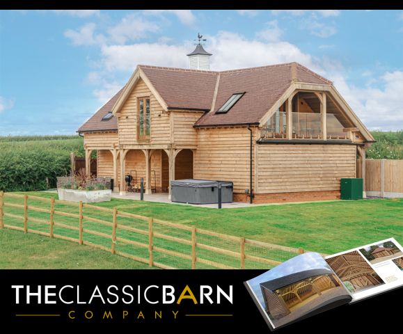 Timber Oak Framed Garage with Room Above
