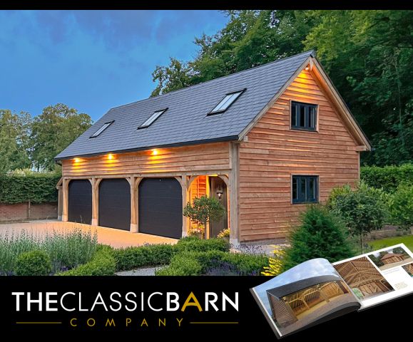 3 Bay Timber Framed Garage With Room Above