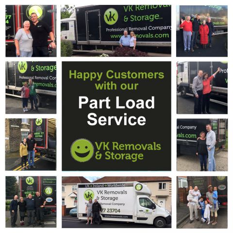 Happy with part load removals service