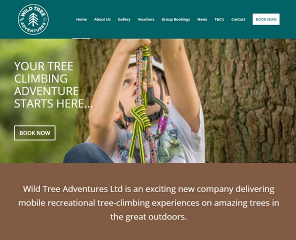 Wild Tree Adventures Website Design
