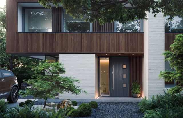 Modern composite doors