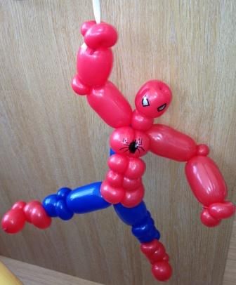 Spiderman balloon model