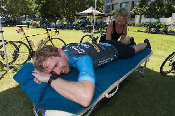 Sports event massage