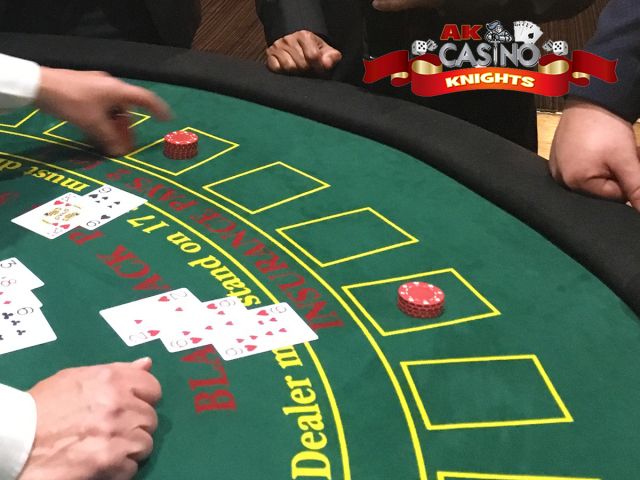 Blackjack table hire