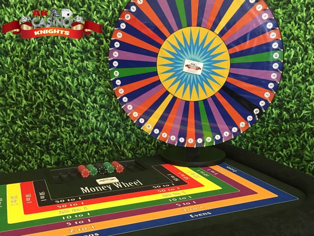 Wheel of fortune casino hire