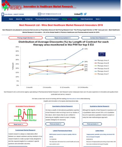 Website for Next Research in Ashford