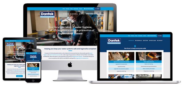 Website for an enviromental company
