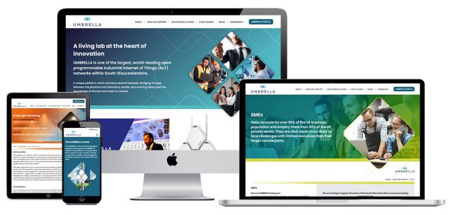 Website for a techology company