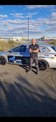 Me and my company vehicle