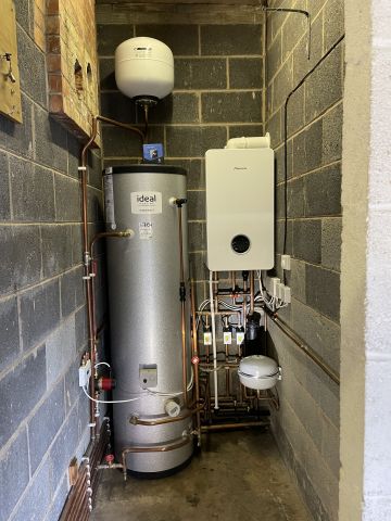 System boiler installed with unvented cylinder in East Leeds