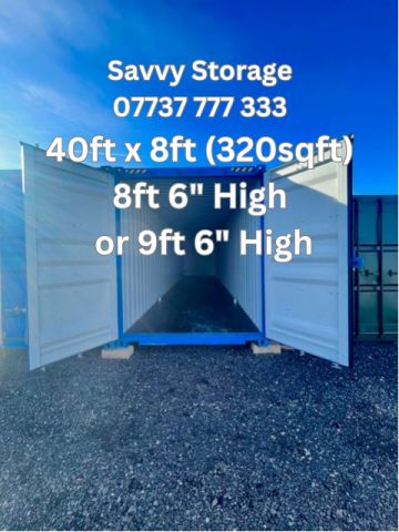 40ft x 8ft (320sqft Storage Containers