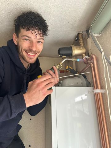 BK Plumbing & Heating at work