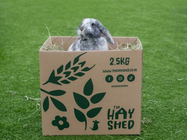The Hay Shed hay box of rabbit hay