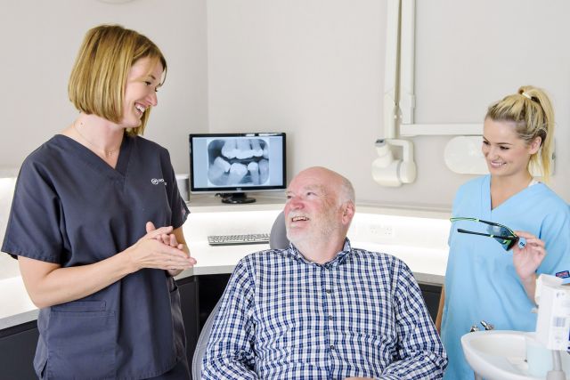 Partient and Hope Park dentist and dental nurse.