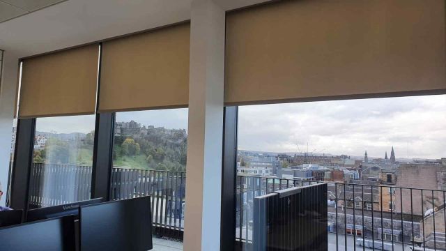 Office Blind installation in Edinburgh