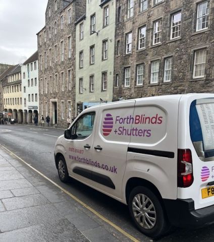 Forth Blinds Van in Edinburgh