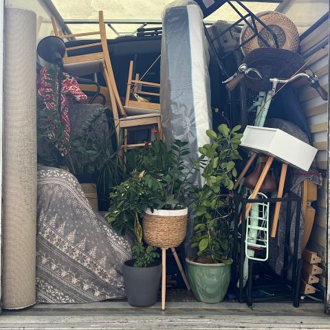 Leicester Removals - two bed house move with plants