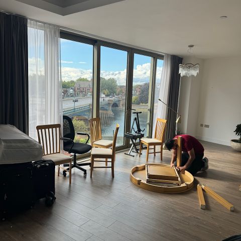 Leicester Removals dismantle furniture