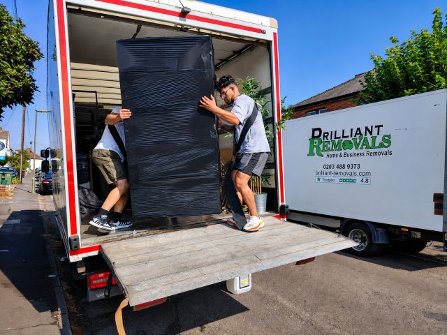 Brilliant Removals loading van