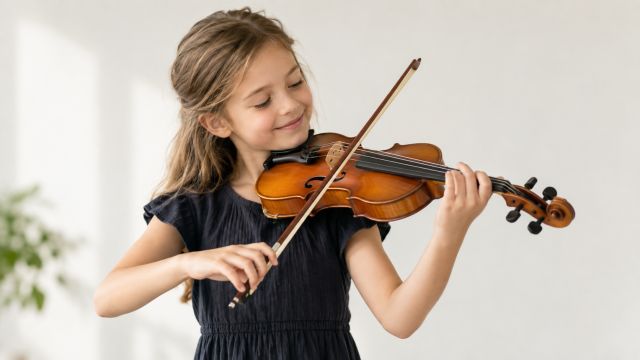 Children learn one to one on their own instrument