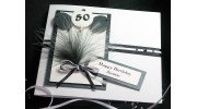 'Manhattan - Black & White' - Handmade Birthday Card