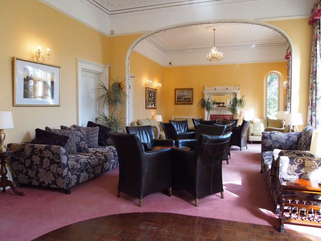 Lounge with sea views