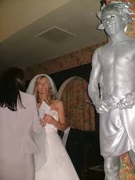 Human Statue, Wedding
