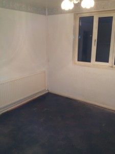 A room after clearance