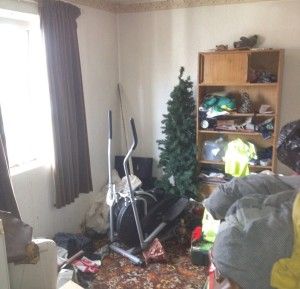 A room before clearance