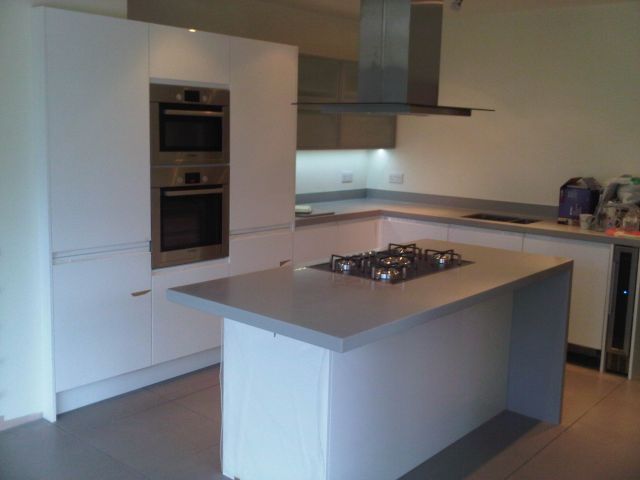 Burbidge Malmo White Gloss (Handless Door) fitted in Gloucester